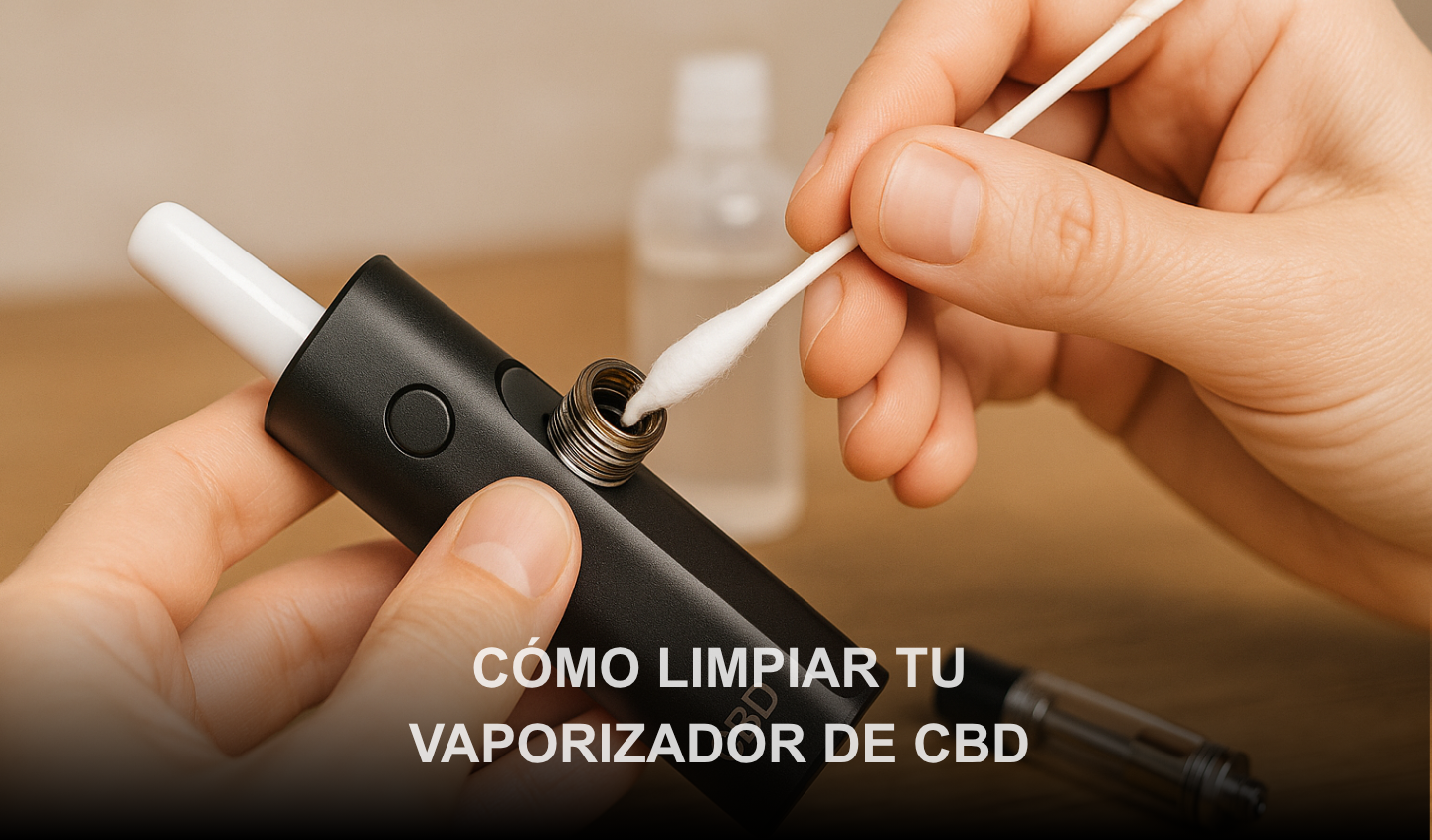 Cómo limpiar tu vaporizador de CBD: Guía paso a paso