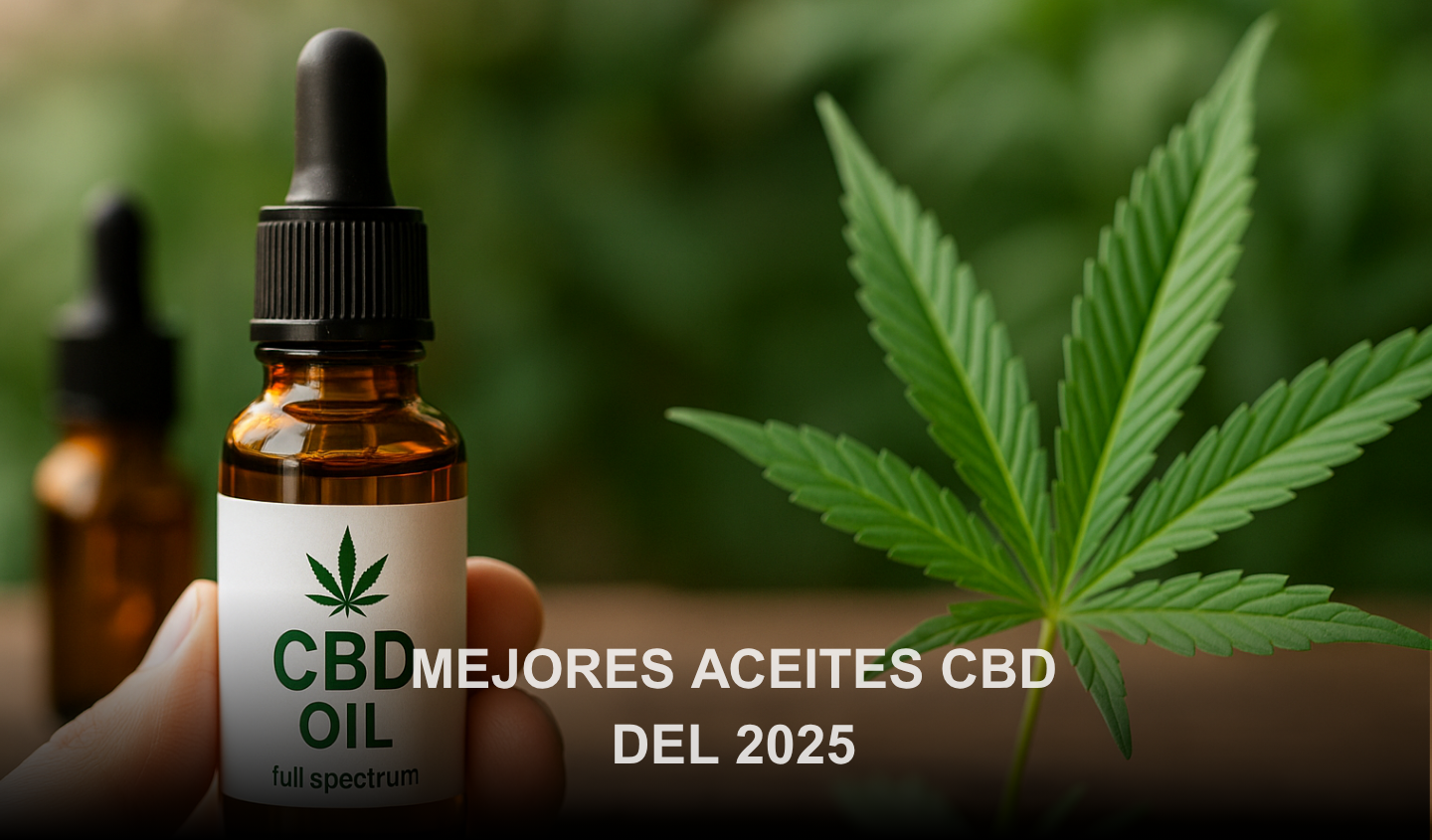Mejores aceites CBD: comparativa por concentración