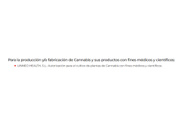 THC y CBD medicinal solo para exportar