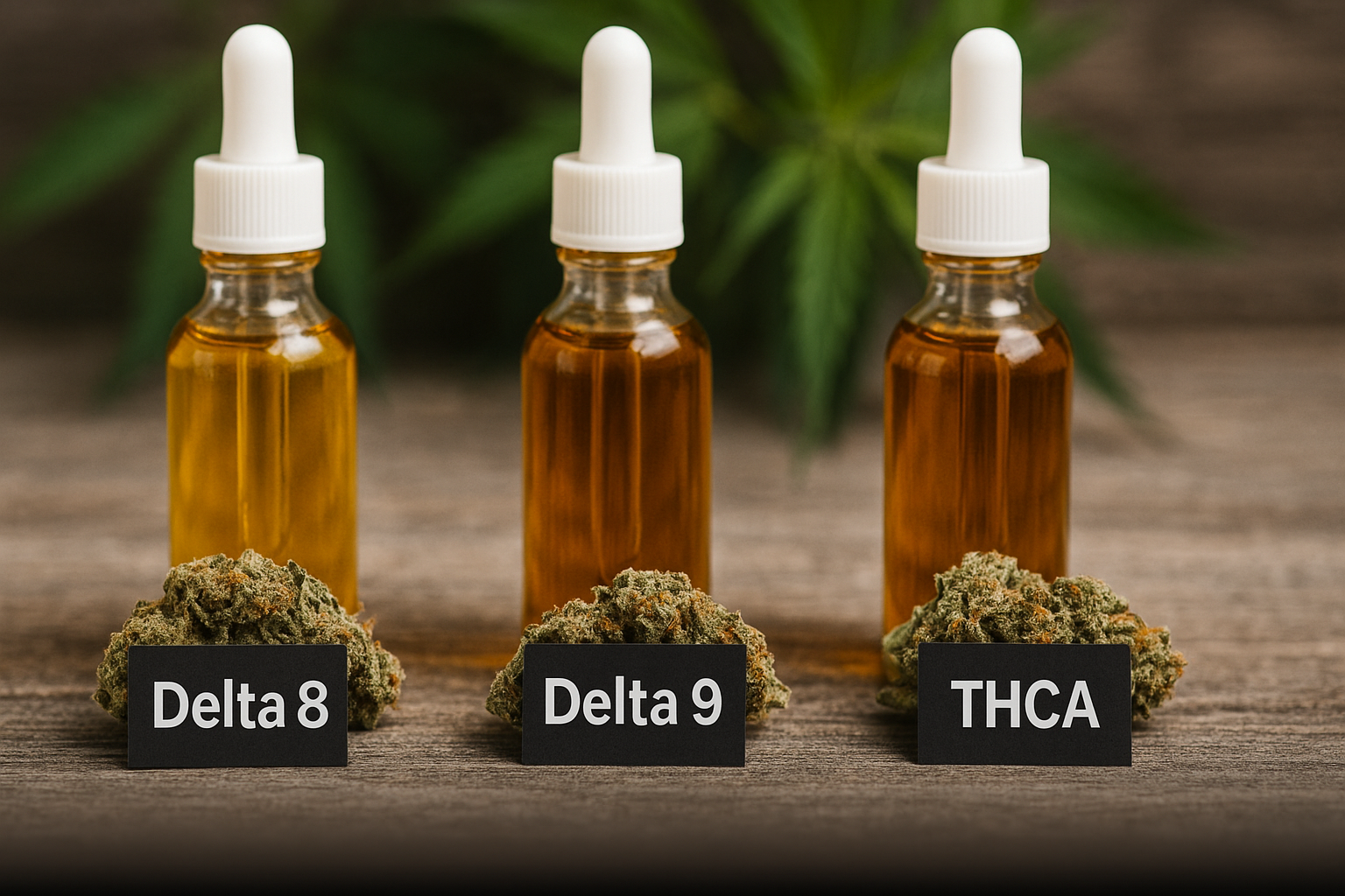 Delta 8 vs Delta 9 vs THCA: comparativa completa