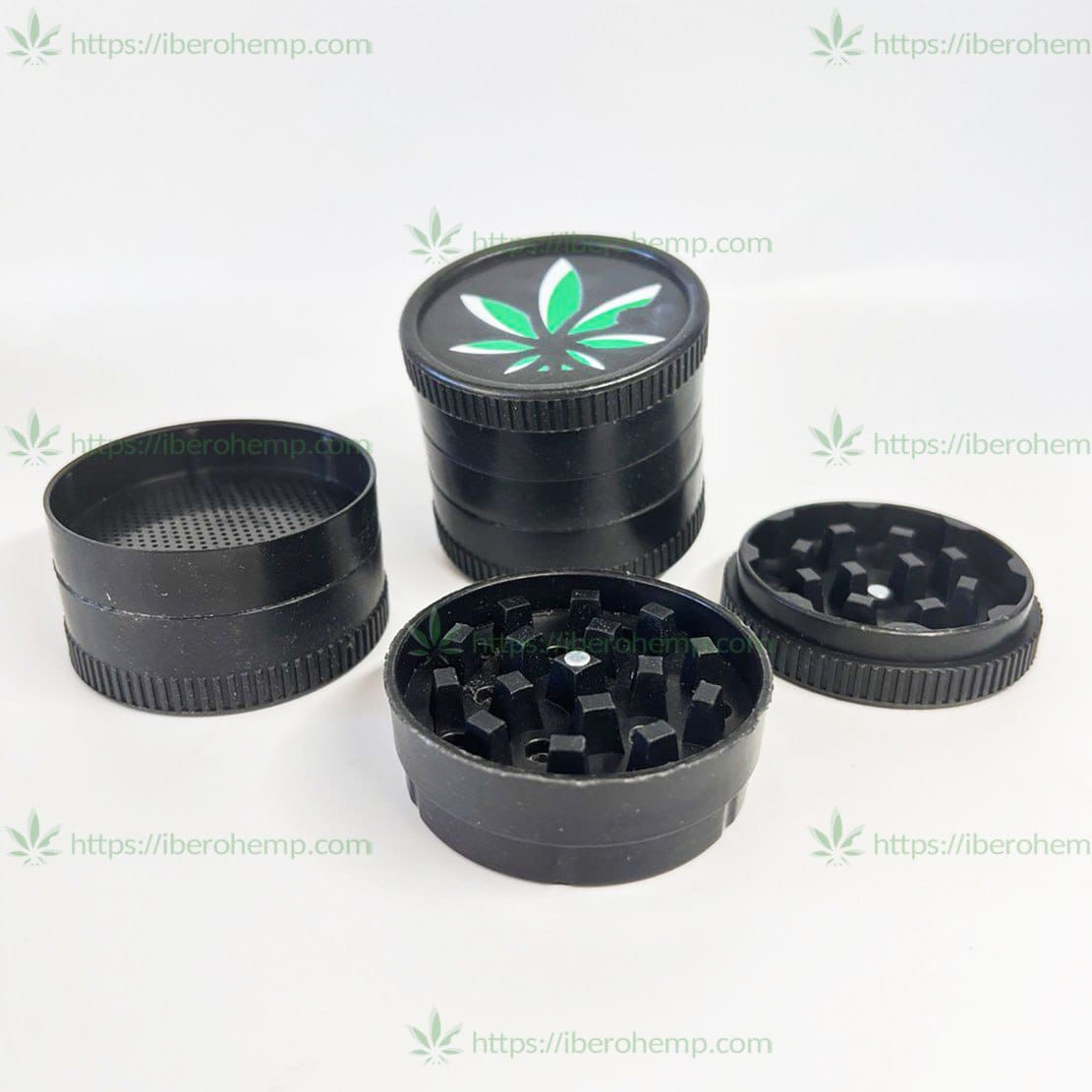 Biodegradable hemp grinder 60mm 4 parts