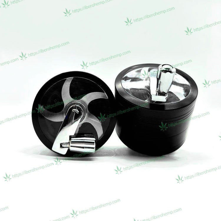 Grinder manivela 60mm 4 partes de Iberohemp CBD