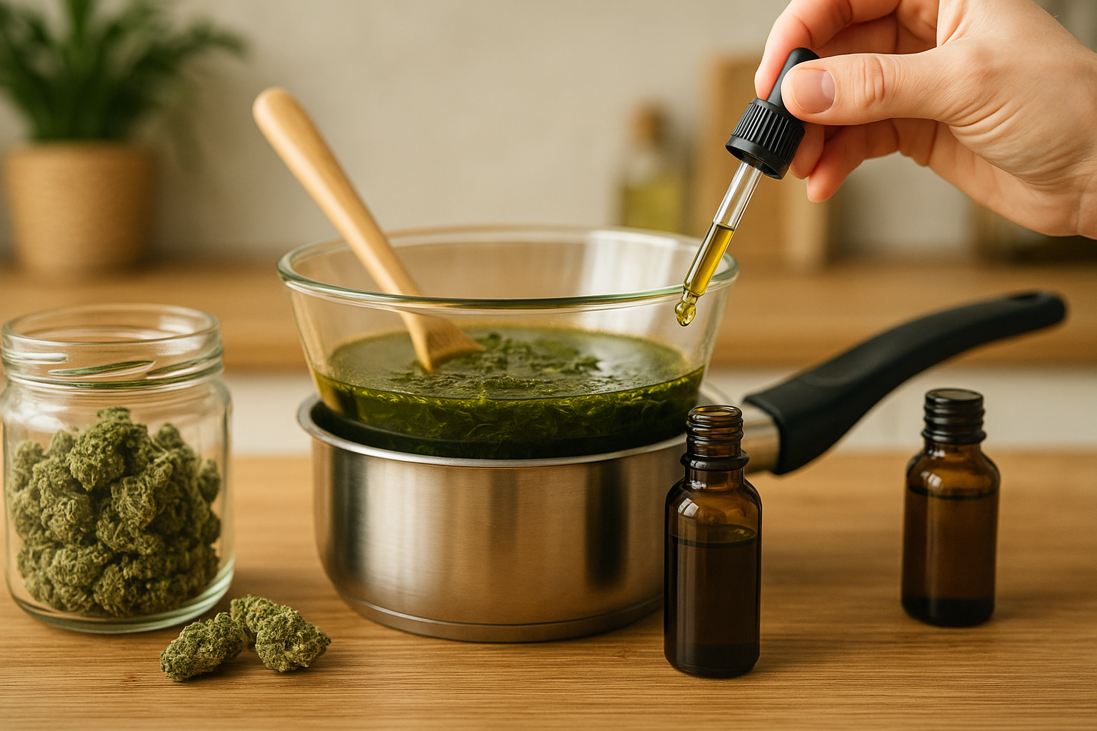 Cómo hacer aceite de CBD en casa: método casero explicado paso a paso