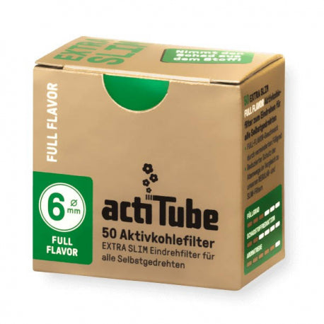 Actitube Extra Slim 6mm (Box 50 filters)